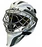 CCM Axis F5 m�lvaktsmask Junior vit-svart
