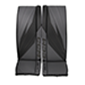 CCM AXIS F9 Mlvaktsbenskydd Senior Svart-gr