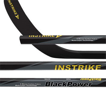 INSTRIKE Black Power High End Grip Ishockey Stick Sr 87 Flex (3)
